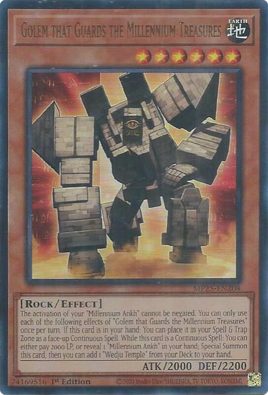Golem that Guards the Millennium Treasures