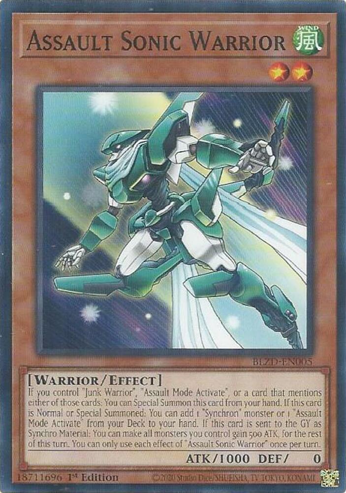 Assault Sonic Warrior&nbsp;